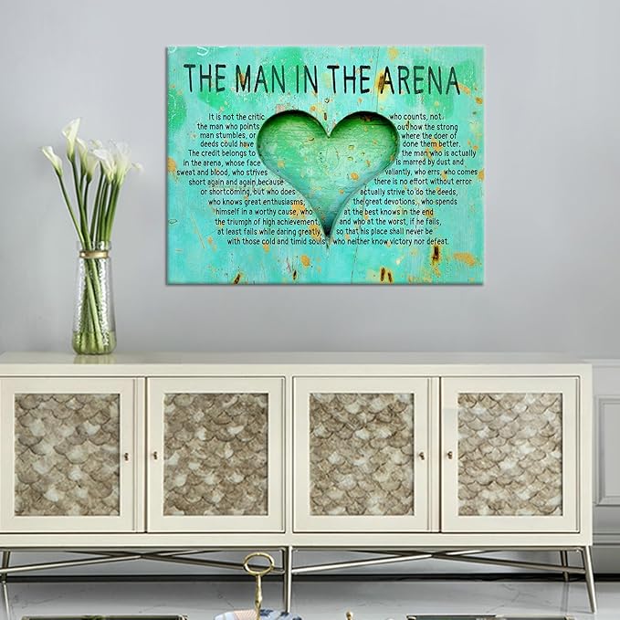 Motivational Canvas Wall Art Home Wall Decor Inspirational Entrepreneur Quotes Poster Print Artwork Positive Sign Painting for Bedroom Office Workplace Gym Picture Stretched and Framed [18''Hx24''W]