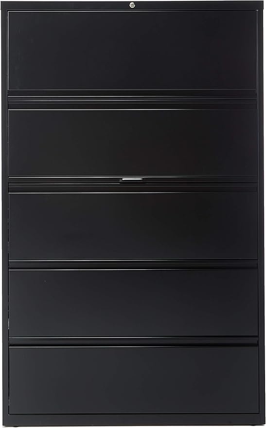 Lorell Telescoping Suspension Lateral Files - 5-Drawer
