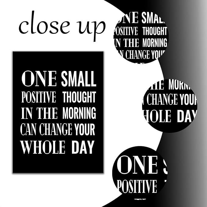Inspirational Canvas Wall Art Office Decor Motivational Poster Quotes for Home Boost Confidence Inspiring Sign Picture Painting for Gym Bedroom Classroom Artwork Stretched and Framed [18''Wx24''H]