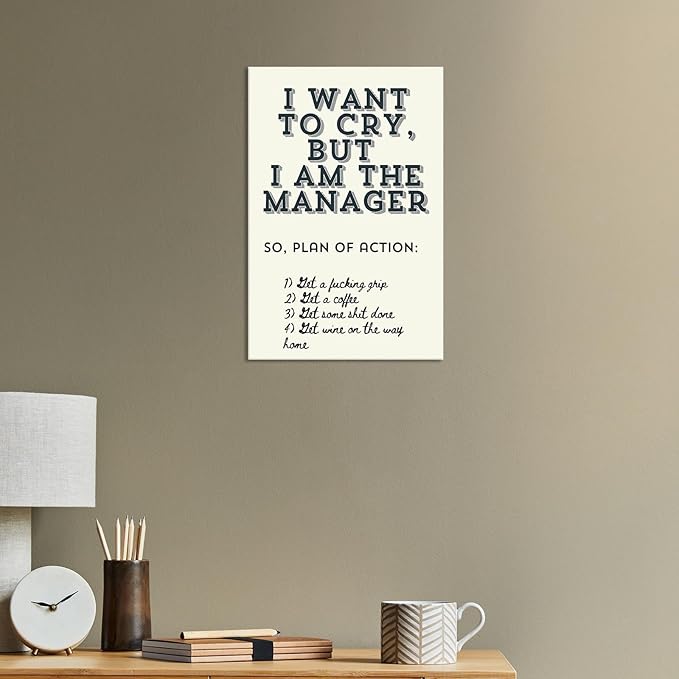 Trendy Motivational Positive Quotes Canvas Poster Work Motivation Hustle Inspiring Sign Prints Painting Funky Motivational Quotes Wall Art For Office Living Room Wall Decor 12x16in Framed