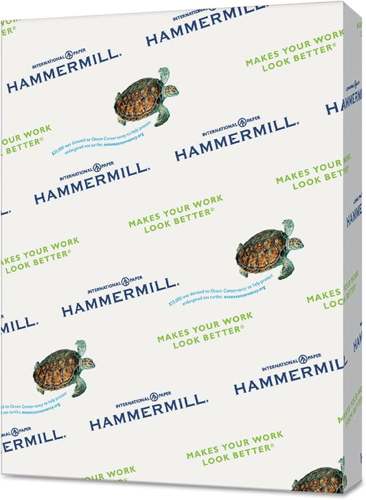 Hammermill 102269CT Recycled Colored Paper, 20lb, 8 1/2 x 11, Lilac, 5,000 Sheets/Carton