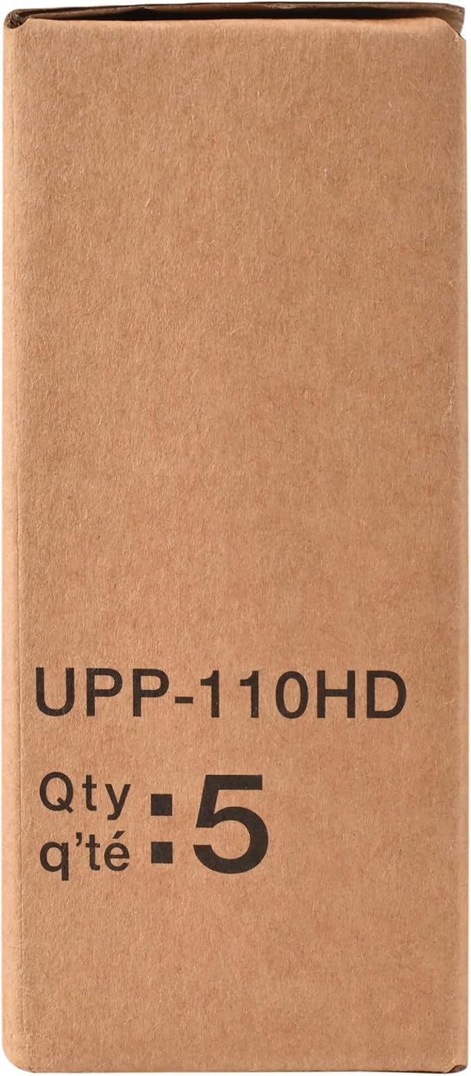 UPP-110HD Ultrasound Thermal Printer Paper, High Density, 5 Rolls