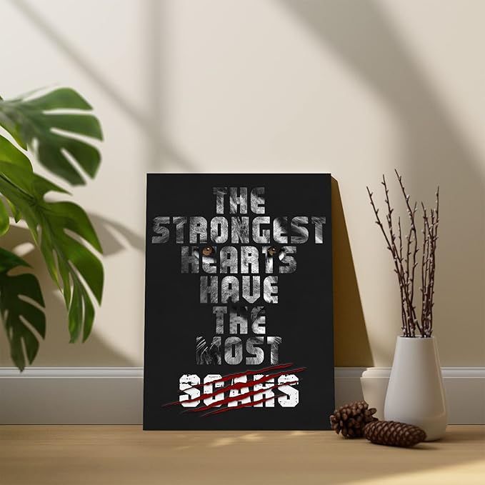 Wall Art Work-Creative Inspirational Canvas Prints, Painting Printing Art Canvas, Animal Print Motivational Wall Art Canvas, Suitable for Office, Hotel, Restaurant (Motivational-B3, 24x36 inches)