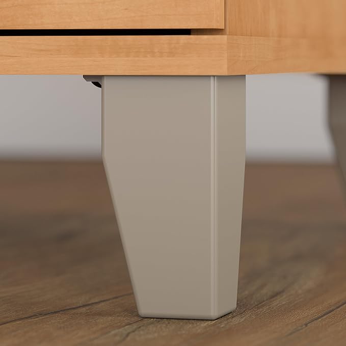 Bush Home 72-inch Home Office Desk with Drawers, Large Computer Table for Personal Workspace, Somerset Collection, Maple Cross