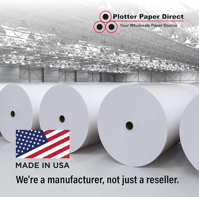Plotter Paper Direct 36in x 75ft Premium Polyester Matte Canvas Roll, 500 Denier, Quick Dry, Wide Format Inkjet Printer Compatible, Perfect for Fine Art, Photography, Archival Quality Prints