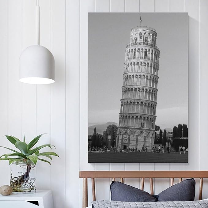 Poster Canvas Painting, Retro Architectural Art, Perfect for Decorating Rooms Or Offices. Unframe-style 08x12inch(20x30cm)