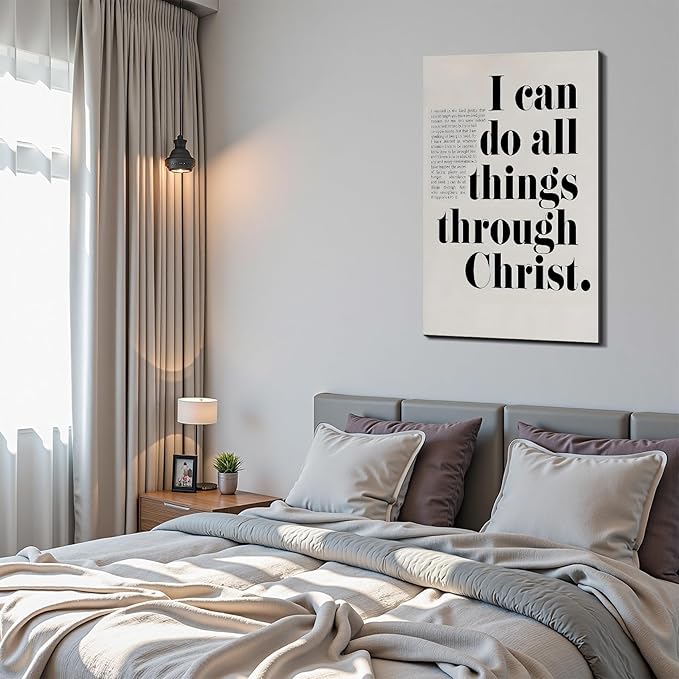Positive Affirming Quote Framed Canvas Wall Art Minimalist Prints Wall Decor for Teens Adults Dorm Bedroom Office Living Room Made in USA