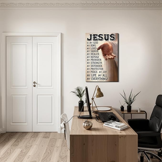 Modern Motivational Framed Canvas Wall Art Positive Prints Wall Decor for Office Bedroom Living Room Gym Dorm Home Classroom Made in USA