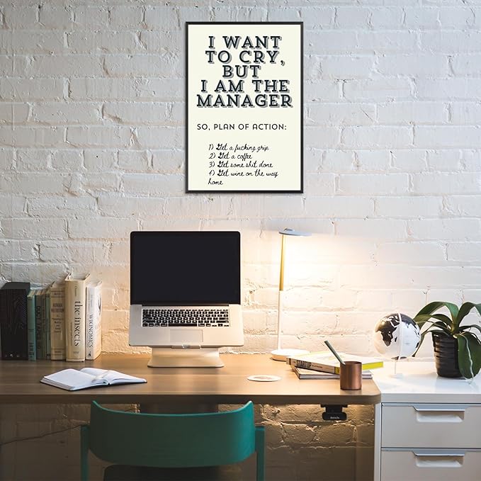 Trendy Motivational Positive Quotes Canvas Poster Work Motivation Hustle Inspiring Sign Prints Painting Funky Motivational Quotes Wall Art For Office Living Room Wall Decor 24x36in Framed