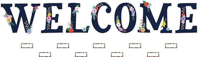 Teacher Created Resources Wildflowers Welcome Bulletin Board (TCR6695)