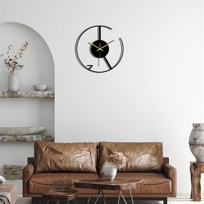 Wall Clock Accurate Timekeeping Wall Clock Not Ticking Battery Operated Wall Clock Minimalistic Wall Clock for Kitchen Offices Clock (Jscc004 A)