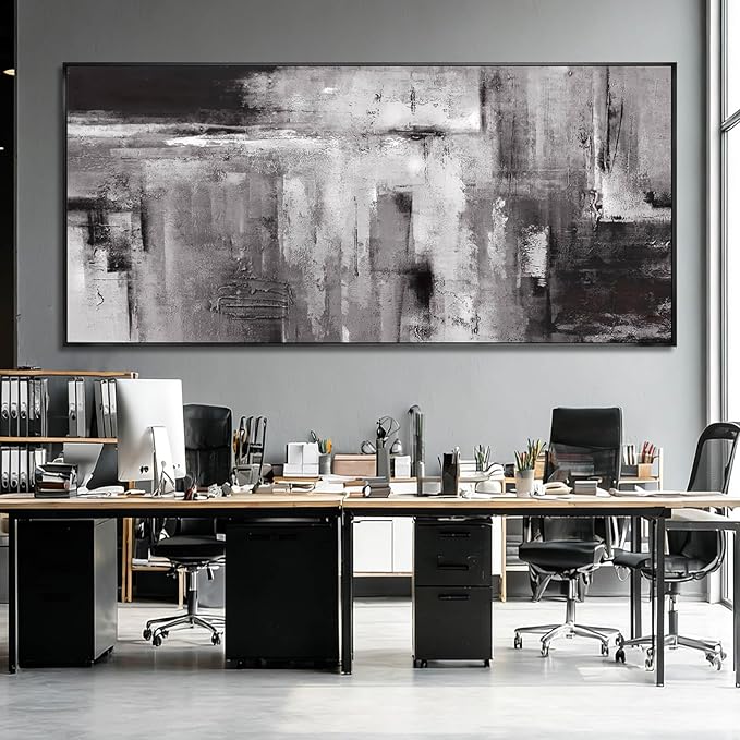 XIANSHOU Graffiti Wall Art Abstract Canvas Picture Contemporary Photo Prints 40"x86" Large Posters for Living Room Office Artwork