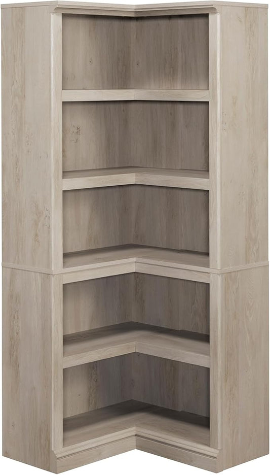 Sauder Miscellaneous Storage Bookcase, in a Chalked Chestnut Finish