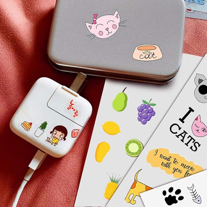 Printable Transparent Sticker Paper - 8.5" X 11" Blank Custom Label Sticker Sheets - 40 Clear Sheets - for Inkjet Printers