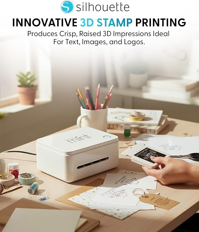 Silhouette America, Silhouette Mint Custom Printer (White) 4x4