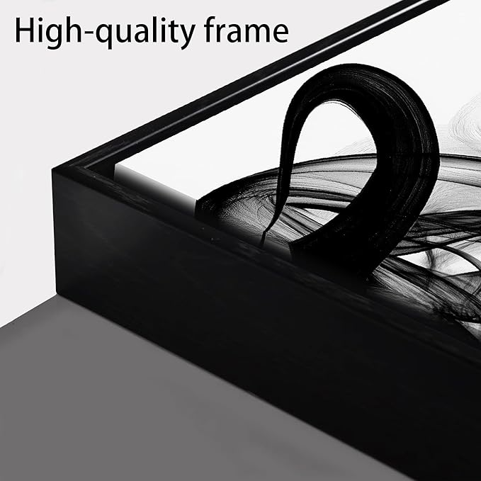 MDHKVPM Abstract Pictures For Living Room Black And White Canvas Wall Art For Office Large Picture Frames For Wall 29 x 58 Inch
