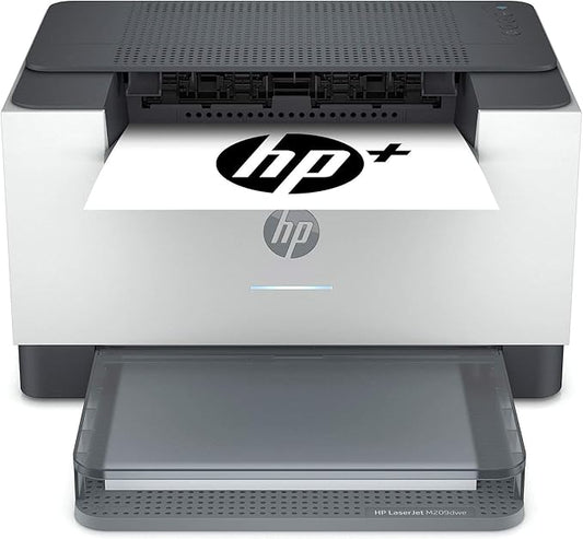 HP LaserJet M209dwe Wireless Monochrome Black & White Printer, Dual-Band WiFi, Bluetooth, Best for Small Business and Home Offices, Compatible with HP Smart App, 6 Months Free Toner with HP+ (Renewed)