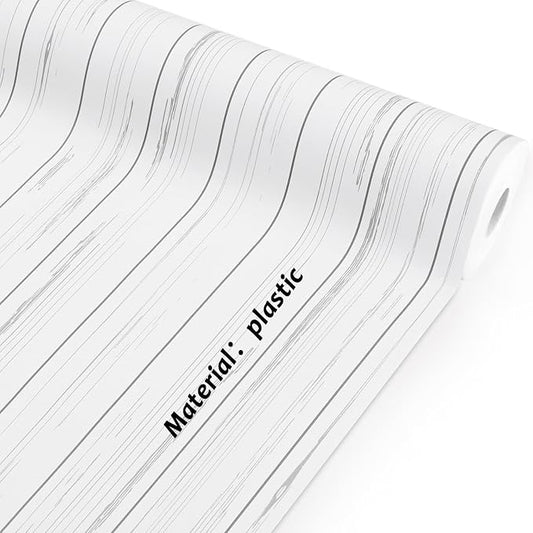 White Wood Bulletin Board Roll Plastic Bulletin Board Roll 15.75inch x 23ft Peel and Stick Non-Fading Anti Wrinkle White Bulletins Boards for Classroom Wrap Crafts Supply Wall Decoration