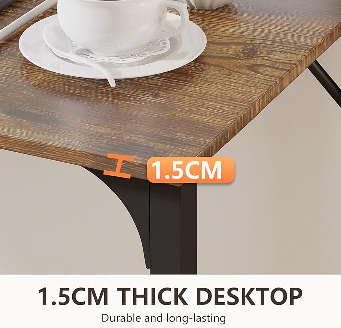 BestOffice Computer Desk,Home Office Desk, Modern Simple Style for Home Office Study Writing (Brown, 63 Inch)