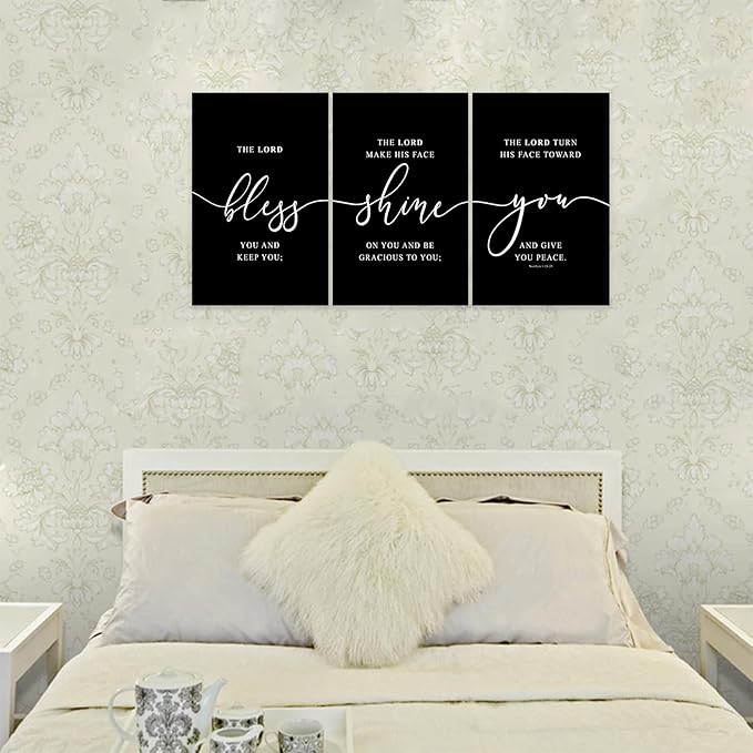Office Wall Art - 3 Panel Motivational Canvas, Inspirational Quotes for Home Decor, Positive Entrepreneur Words Poster Frame for Company, 16"x24"x3Pcs