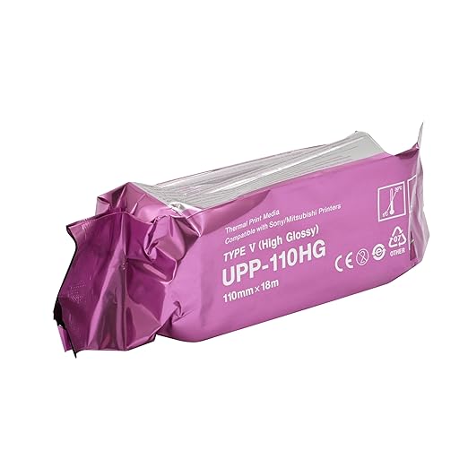 Ultrasound Paper Thermal Print Media upp 110hg high Gloss Film