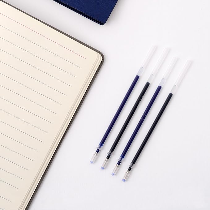 MiSiBao Gel Ink Rollerball Pens Refills Medium Point Pens Refill Work Pen Smooth Writing for Office, Pack of 20 (15 Black Ink and 5 Blue Ink)