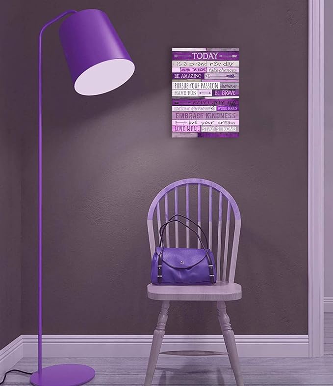 CGXART Inspirational Wall Art With Office Wall Decor For Bedroom Teen Girl Wall Pictures For Living Room Wall Decor For Bedroom Word Artwork For Home Walls Teenage Girl Room Decor 12 x 16 Inch