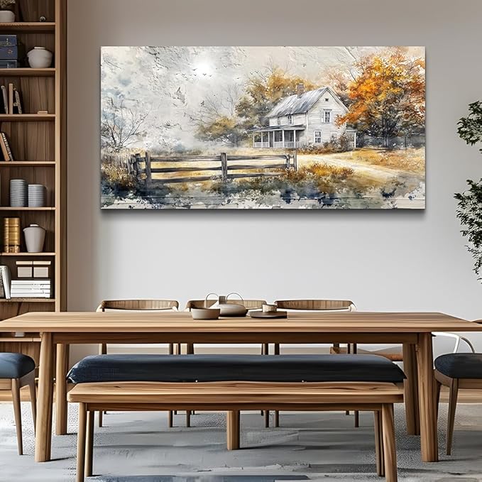 KELIYUAN Wall Decor Large Canvas Painting Wall Art For Bedroom Living Room Decoration Abstract Ink Landscape Painting Art Print Picture Room For office Farmhouse Home Decor Home Aesthetics 30x60 In