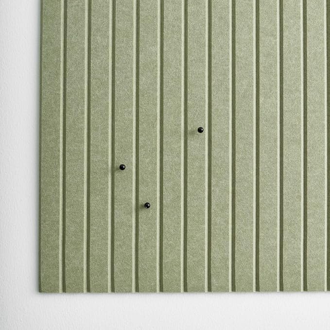 Large Bulletin Board 48"x36" - Office Wall Organizer to Replace Your Old Cork Boards for Walls for Office Decor - 12-Pack Felt Wall Panels for Use in Home Office Decor, Classroom Decor (Sage)