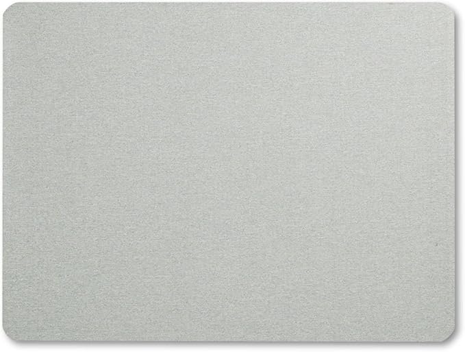 Quartet Bulletin Board 48"W x 36"H Fabric Cork Board Alternative for Office School or Home Décor, Gray (7684G)