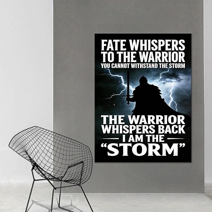Large Inspirational Office Decor Conquer Challenge Motivational Canvas Wall Art Framed 40x30 Inch Large Scale Success Quote Poster for Corporate Boardroom Executive Studio