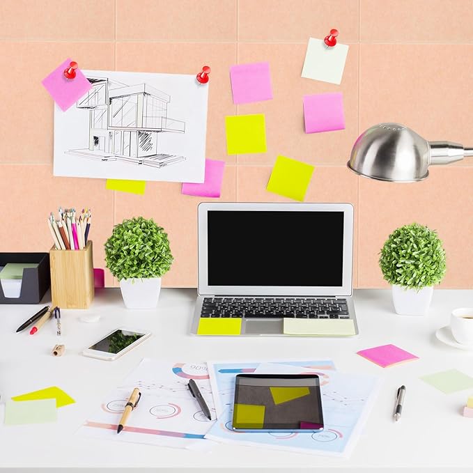Honoson 12 Pack 47"x35" Large Cork Boards Tiles Alternative Felt Wall Tiles Bulletin Board with Safe Adhesive Cork Board Squares for Walls Organize Home Office Classroom Pin Photo Panels(Light Pink)