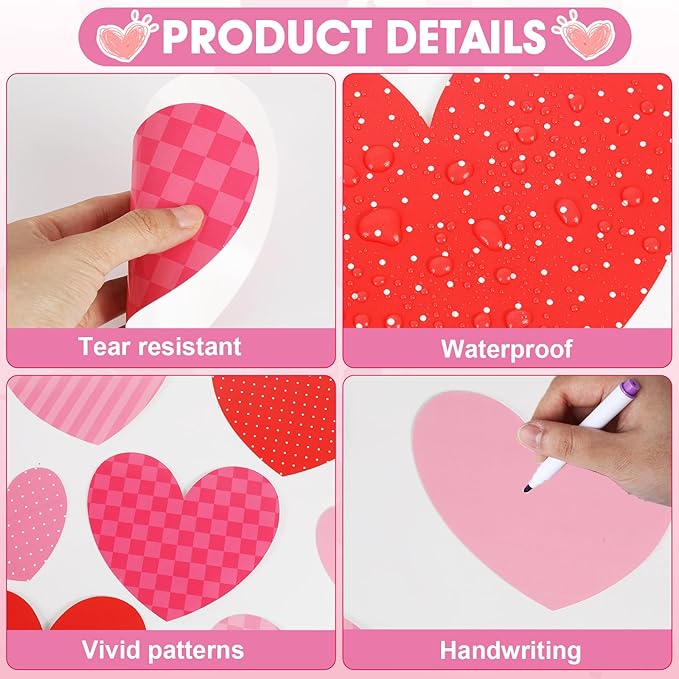 Valentine's Day Christian Jesus Bulletin Board Set Valentines Religious Bible Verse Bulletin Board Heart Cross Patterned Paper Cutouts for Church Sunday School Classroom Home Chalkboard Wall Decor