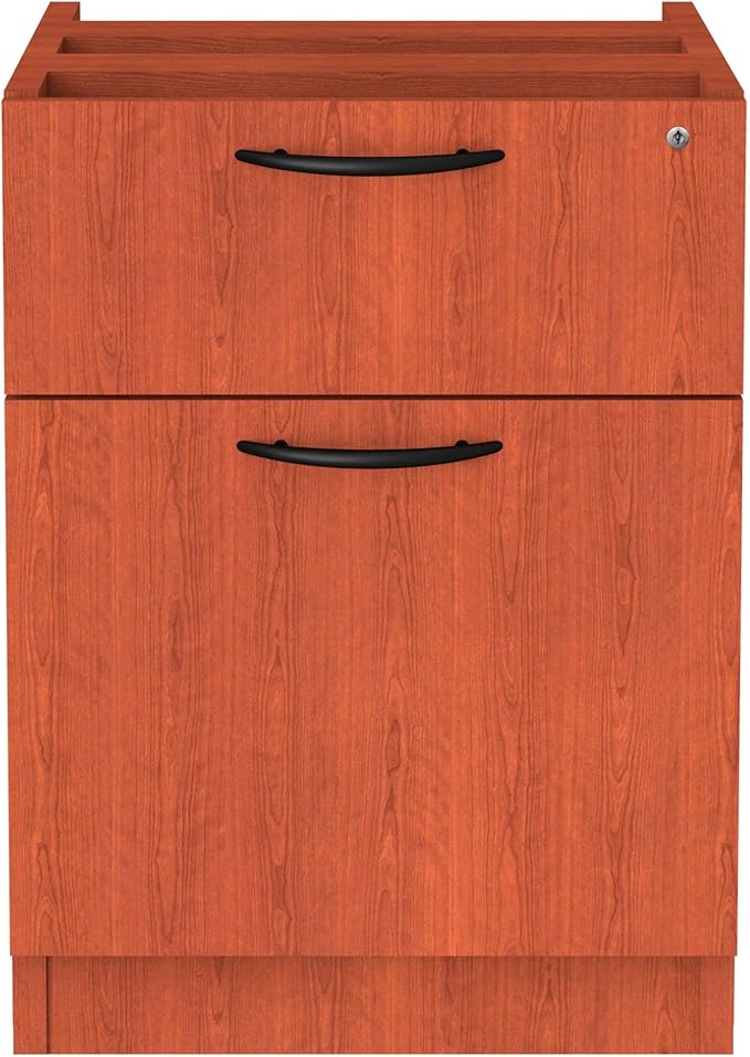 Alera Valencia Series 16 by 22 by 22-Inch 3/4 Box and File Pedestal, Medium Cherry