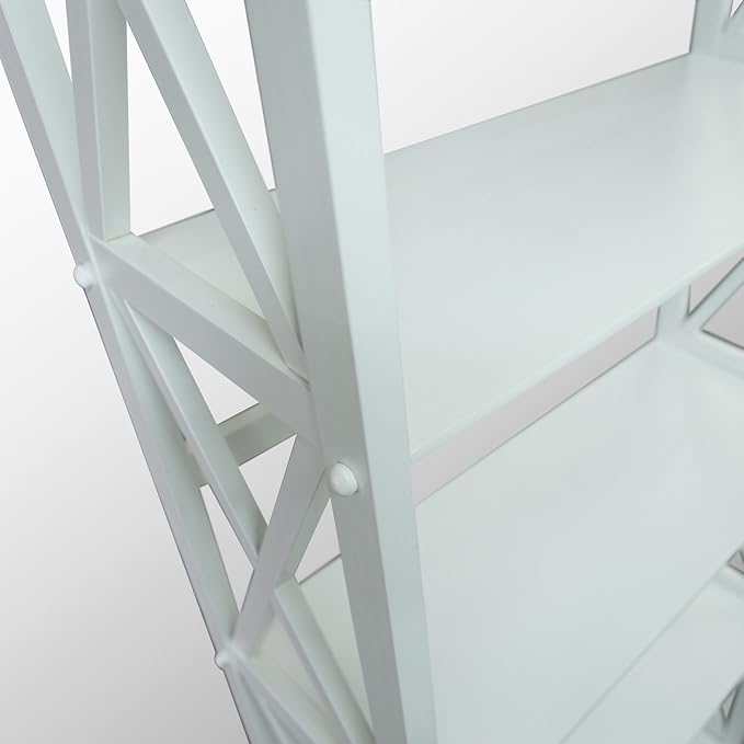 Casual Home Montego 3-Shelf Bookcase, White