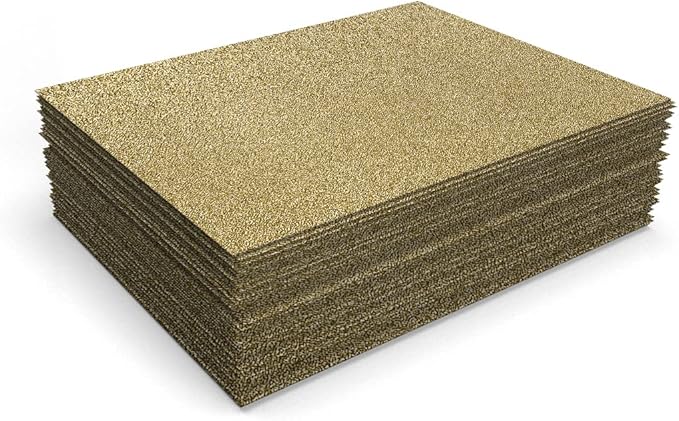 LUXPaper 8.5" x 11" Paper | Letter Size | Gold Sparkle | 90lb. Text | 1,000 Qty