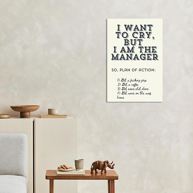 Trendy Motivational Positive Quotes Canvas Poster Work Motivation Hustle Inspiring Sign Prints Painting Funky Motivational Quotes Wall Art For Office Living Room Wall Decor 16x24in Framed
