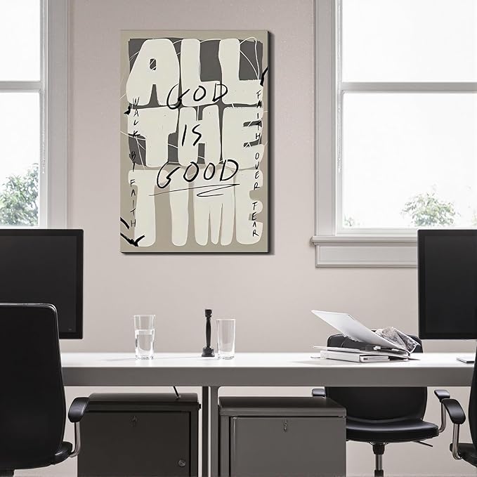 Inspirational Motivational Framed Canvas Prints Wall Art Positive Affirmation Wall Decor for Office Dorm Bedroom Living Room Gym Made in USA