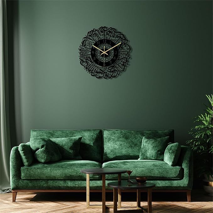 Wall Clock Accurate Timekeeping Wall Clock Not Ticking Battery Operated Wall Clock Minimalistic Wall Clock for Kitchen Offices Clock (Jscc007 A)