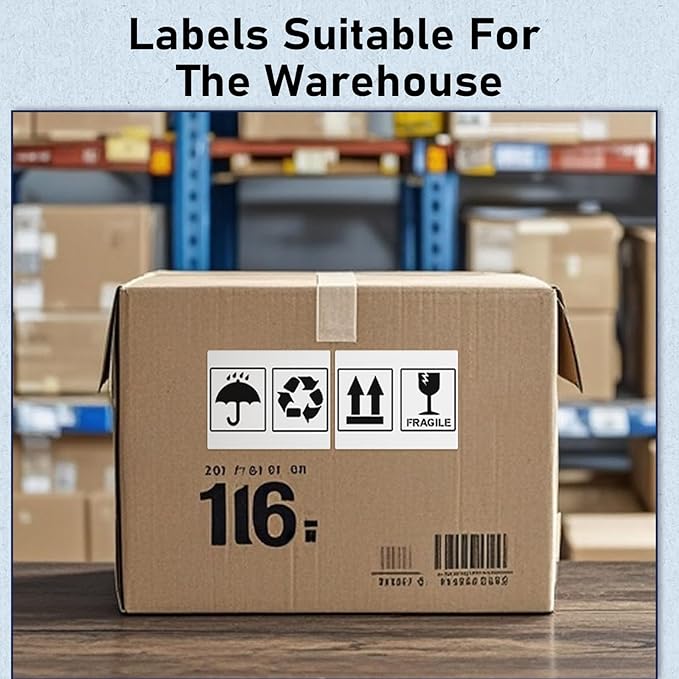Label Maker Machine with Tapes, M110 Labels 1.96'' x 3.14'' (50x80mm), 100 Labels/Roll, for Address/Mailing/Barcode/Business/Office