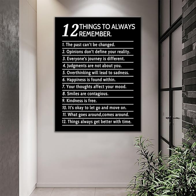 DINGFUN Inspirational Canvas Wall Art Motivational Poster Decor Inspiring Entrepreneur Quotes Picture Painting Artwork for Modern Home Men Women Living Room Office Gym Ready to Hang [30''Wx 40''H]