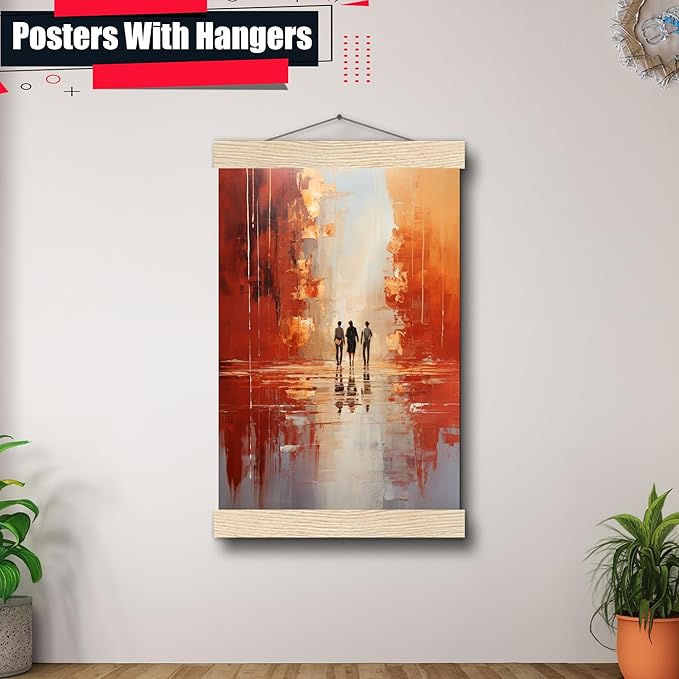 Abstract Human Figurative Art, Colorful Abstract Poster Art, Office Wall Art Prints, Wall Art, Home Decor