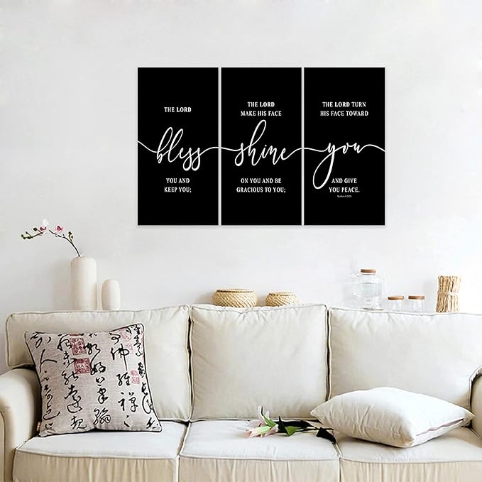 Office Wall Art-3 Panel Motivational Wall Art, Inspirational Quotes Canvas Art for Home Office Wall Decor,Positive Quote Wall Decor, Entrepreneur Words Poster Frame for Company Wall Decor 12”x24”x3Pcs