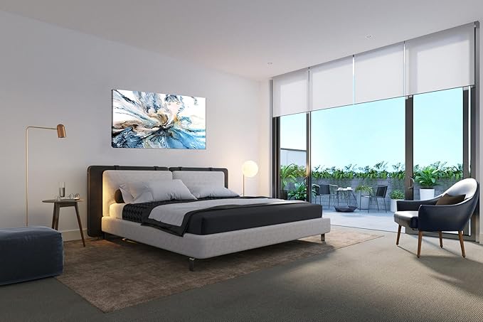 DZL Art A74962 Large Abstract Canvas Wall Art For Living Room Decoration Abstract Watercolor Picture Canvas Prints Painting for for Office Wall Decor Home Decorations