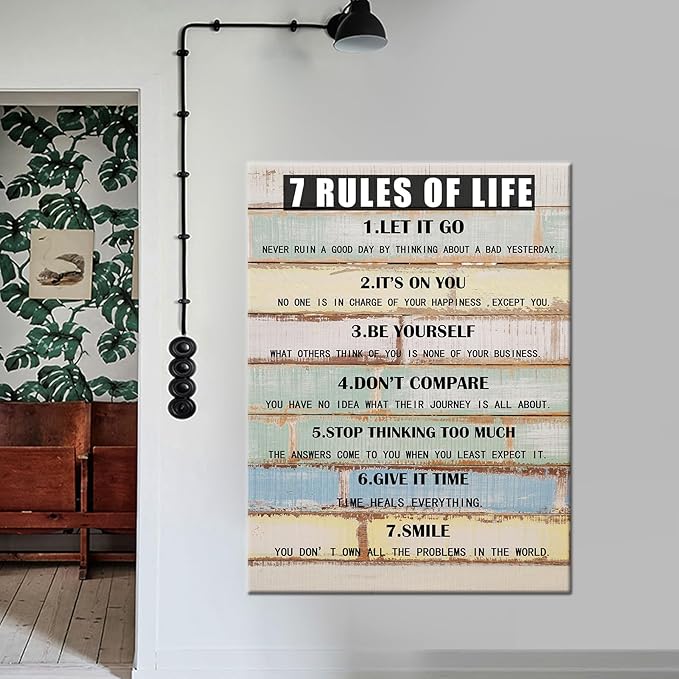 Inspirational Canvas Wall Art Framed Entrepreneur Quotes Painting Canvas Prints Positive Poster for Home Office Parlour Living Room Kitchen Bedroom Wall Decor Artwork Decor [30''Wx 40''H]