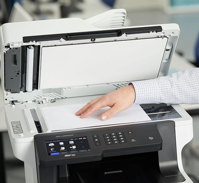 Brother Color MFC-L8900CDW Wireless All-in-One Laser Printer for Home Office - Print Copy Scan Fax - 33 ppm, 2400 x 600 dpi, 5" Touchscreen LCD, Auto Duplex Printing, 70-Sheet ADF, NFC, Ethernet