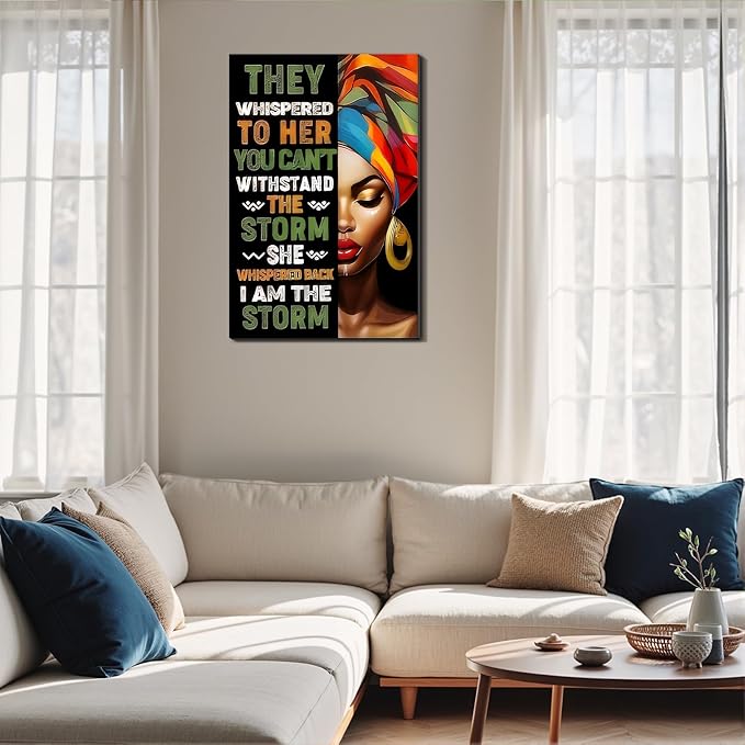 Believe in Yourself Framed Canvas Wall Art Inspirational Quote Prints Wall Decor for Office Bedroom Living Room Gym Dorm Home Made in USA
