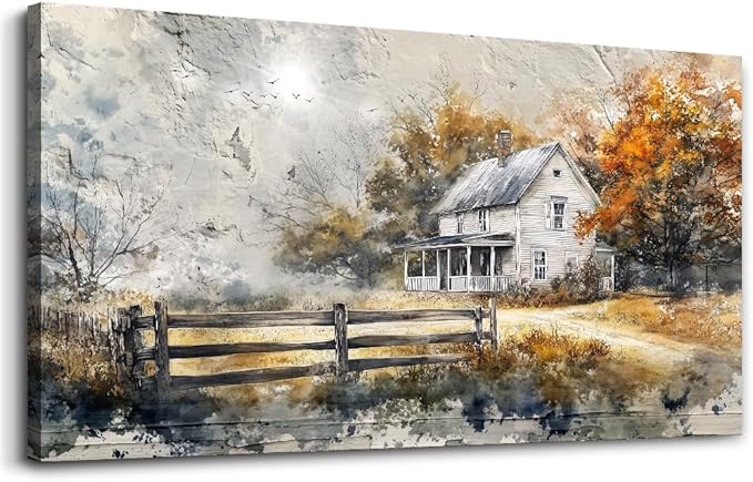 KELIYUAN Large Wall Decor Canvas Painting Wall Art For Living Room Dining Room Abstract Ink Landscape Paint Picture Prints Artwork For Corridor Bedroom Office Home Decoration Ready to hang 24x48 In