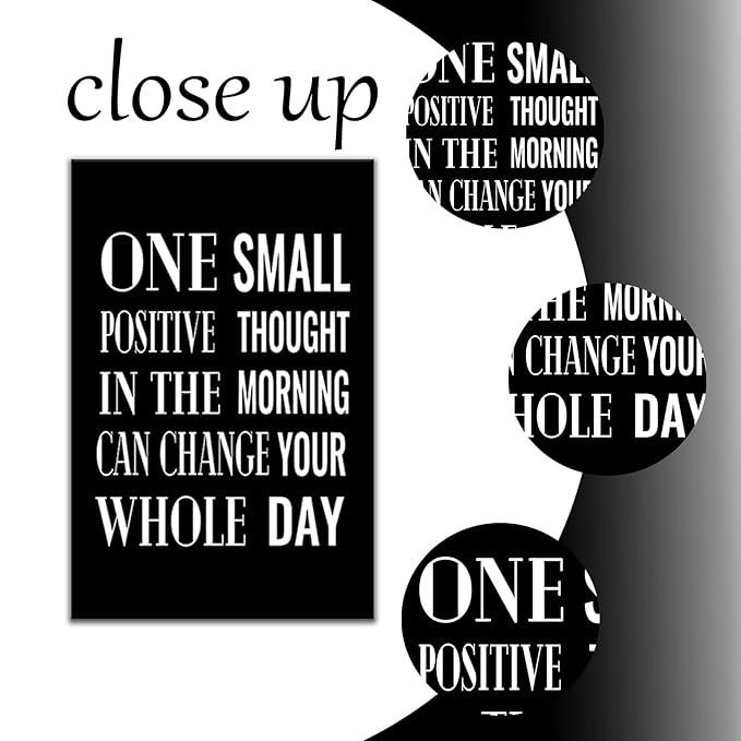 Motivational Office Wall Art Poster Painting Inspirational Entrepreneur Positive Quotes Printed on Canvas Artwork for Modern Home Living Room Room Classroom Workplace Ready to Hang [24''Wx36''H]