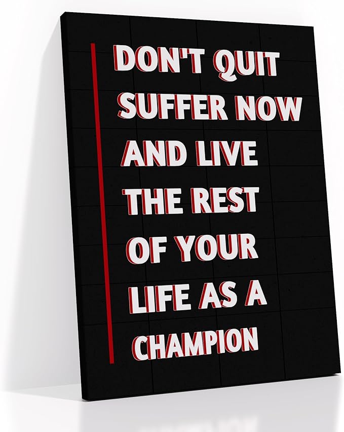 Motivational Canvas Poster Print Wall Art Large Size Inspirational Positive Energy Picture Painting Wall Decor Artwork for Modern Home Living Room Office Hallway Stretched and Framed [40''Wx 30''H]